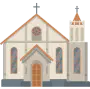 A Catholic church cartoon graphic.